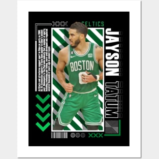 Jayson Tatum Paper Poster Version 10 Posters and Art